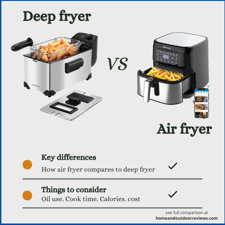 Air fryer vs deep fryer comparison