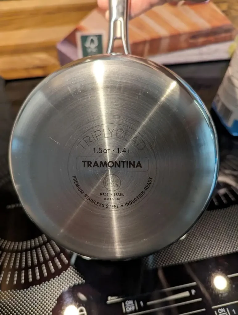 Tramontina Tri-Ply Clad Stainless Steel 3-Quart Sauté Pan