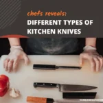 Creative image of knives to show different types of kitchen knives